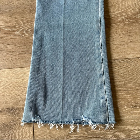 New Paige Rory Crop Flare Kaede Distressed Jeans Sz 28 - Picture 4 of 10